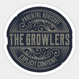 The Growlers Vintage Ornament Sticker